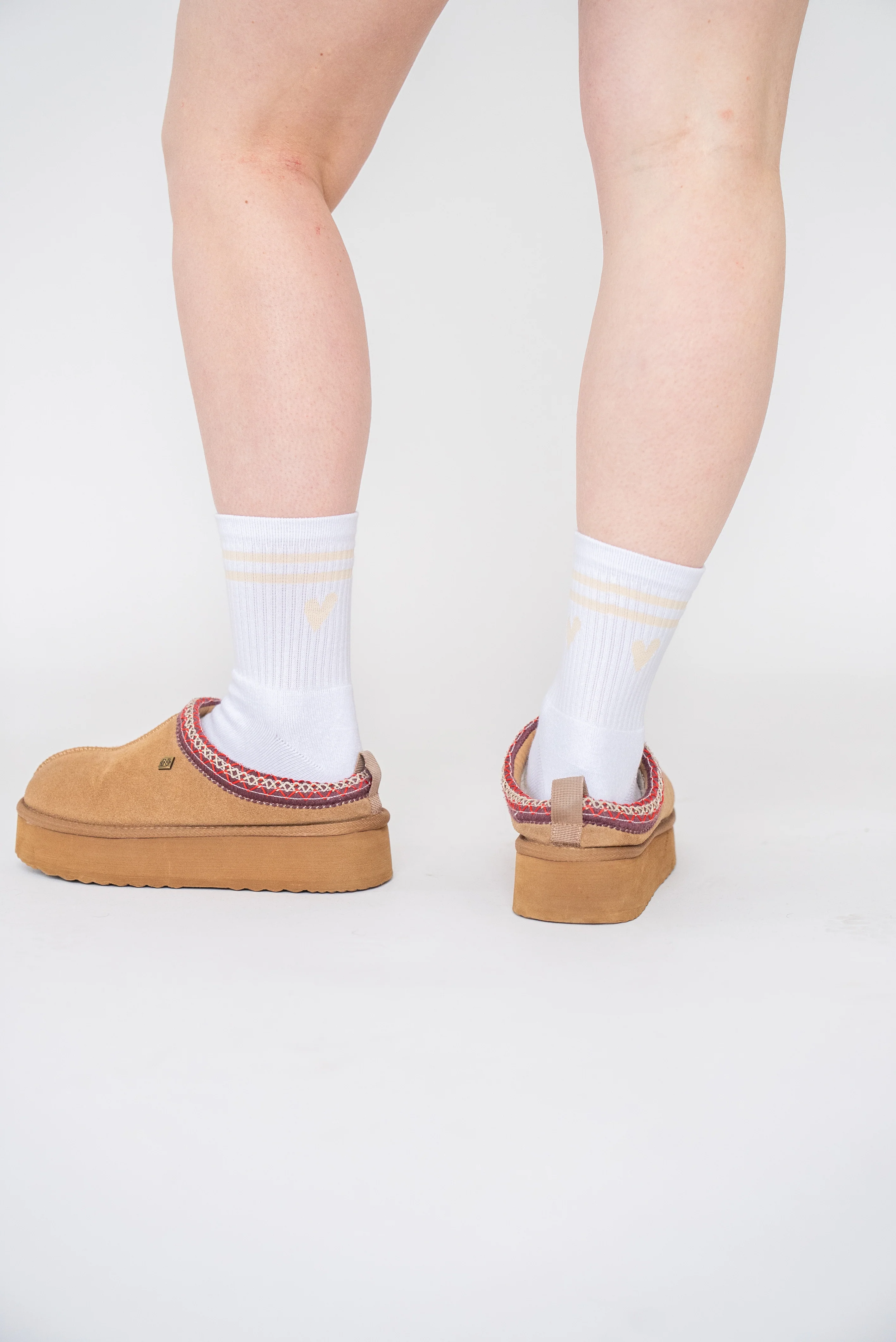 Heavy Premium 3 pack Socks Beige